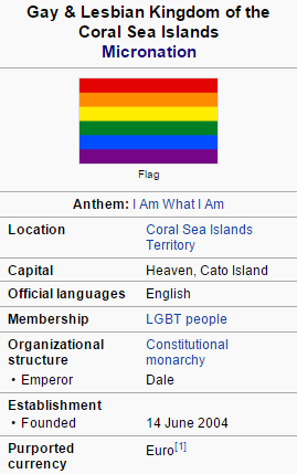 donedub:  femminiello:  armsocks:  crocophile:  yknow that hypothetical ‘gay island’ that homophobes refer to? well, it exists  whys it a monarchy  Who Is Dale      