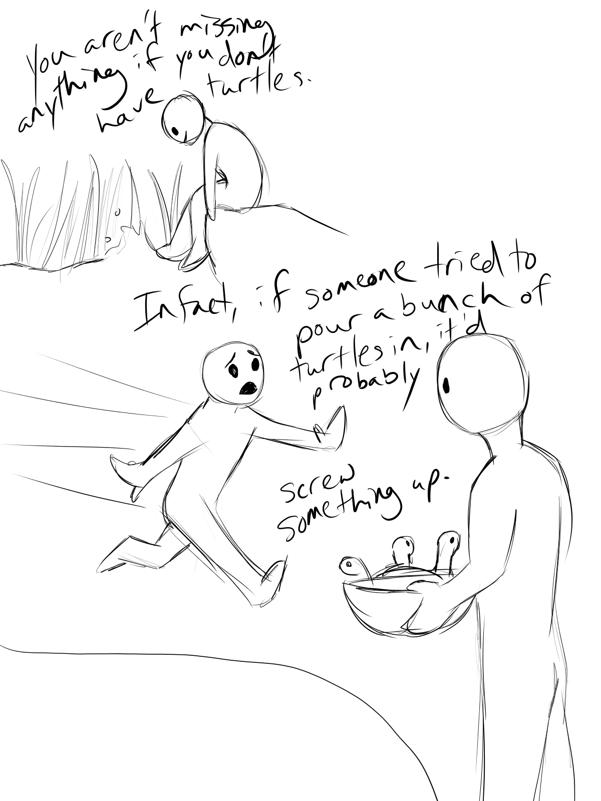 dragonheartftherpays:  I did a very quick, sketchy comic because I was extremely