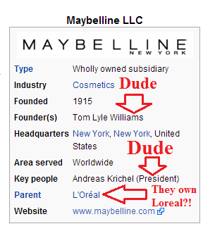 thisisafemblog:  spockdoesntconcur:  Cosmetics companies = billions and billions
