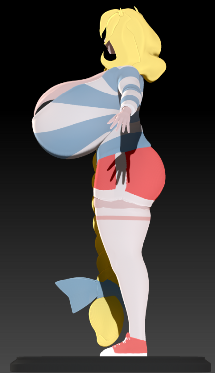 vaultofawurdyburd:Commissioned for a base model and a new pose for @theycallhimcake Can I order a 3d printing of that?