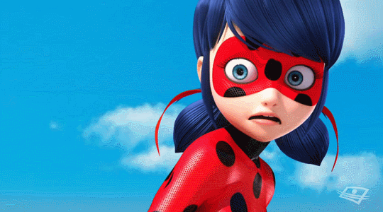 Miraculous Gifs — Seeing Volpina flirt with Chat