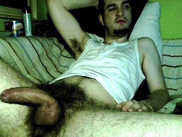 A very erotic incredibly thick bush that fills this man’s entire crotch and his