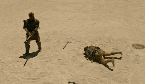 Hannolucius On The Ground And On His Hands And Knees 