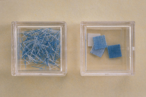 Gingham Series. Indigo Som. Installation. 1998.Indigo Som (b. 1966) is an Asian American photographe