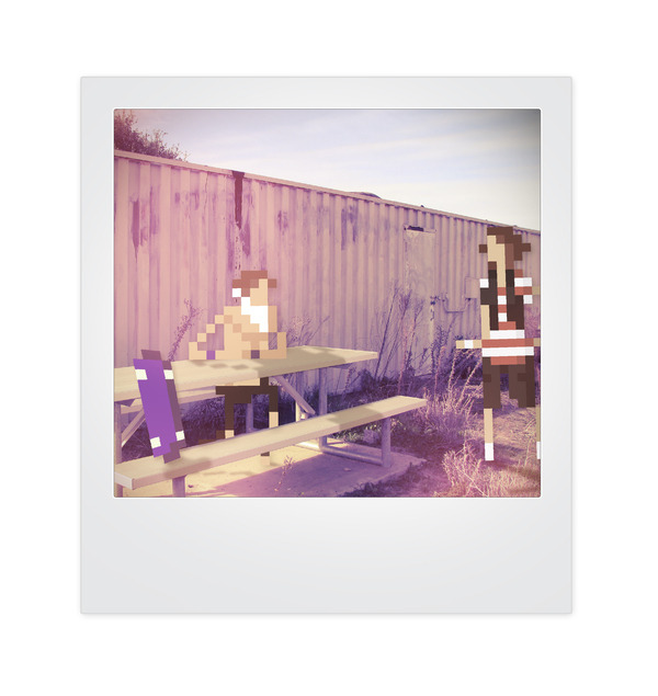 bluedogeyes:  Pixels and Polaroids by Jherin Miller &amp; [Black Box] Art