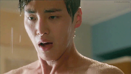 come2noona: obligatory kdrama shower scene ft. Lee Taehwan