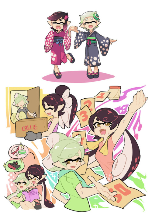 gomigomipomi: Based on chapter 1 of their stories. Not sure why I decided to torture myself by drawing these.