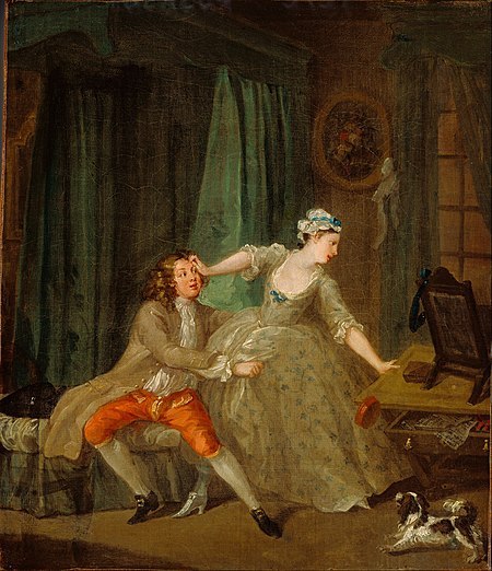 William Hogarth, Before, c.1730–1, 39 x 34 cm, Los Angeles, The J. Paul Getty Museum, digital image 