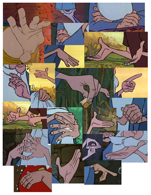 Hey guys! I put together a collection of Milt Kahl hands that I found on the net (sources are below)