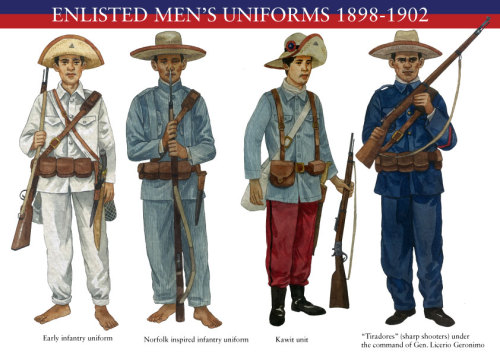 silahis: Philippine Republican Army Uniforms. @siriusdraws