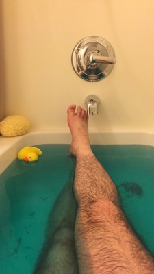 Bath bomb and duck that can’t swim.