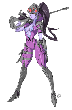 bigdeadalive:  Widowmaker for all the Overwatch kids. 