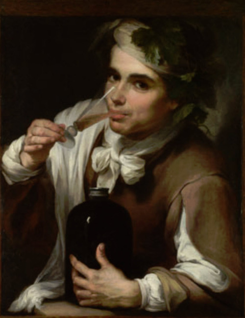 A Young Man Drinking Bartolomé Esteban Murillo (Spanish; 1617–1682), style ofOil on canvas, ca. 1700
