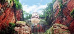 what-would-plato-say:  Giant Buddha, Leshan, China