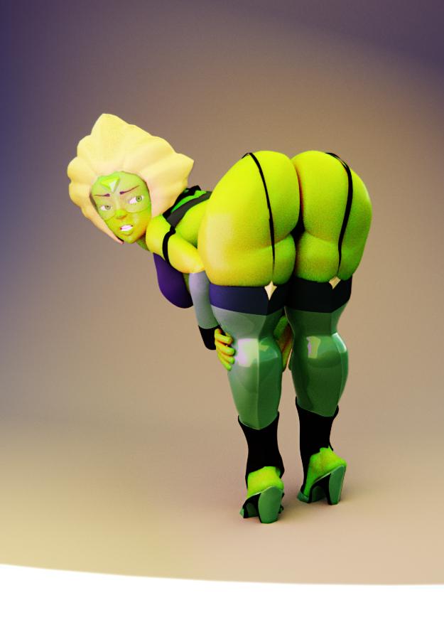 thelaw34:  Peridot model based on jack-aka-randomboobguyWill com back and do her