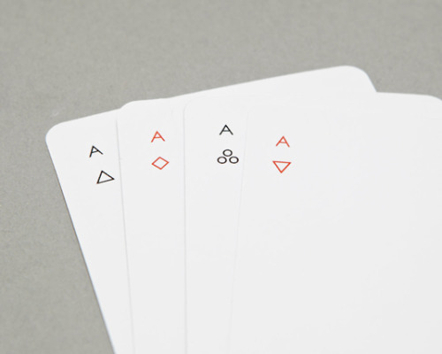 Minimalism gone mad? A new playing card design from Joe Douchet plays with the idea that less is mor