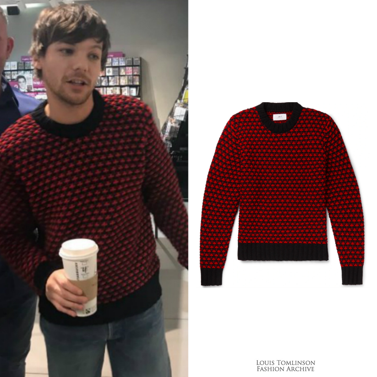 Download Louis Tomlinson In A Knitted Sweater Wallpaper