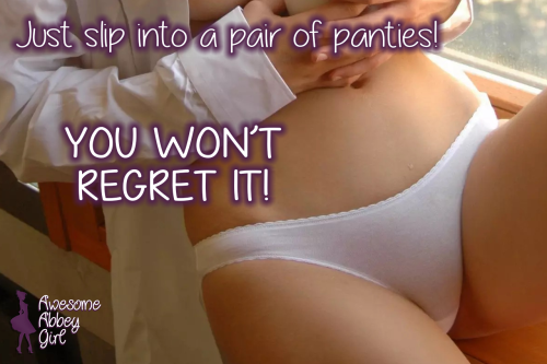 awesomeabbeygirl:  I promise, you won’t regret it! Slip them on just one time and you’ll be hooked!