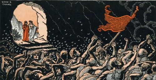 Illustrations From Dantes Divine Comedy By Donn P. Crane