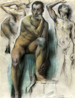   Lovis Corinth (1858-1925) - Study of a