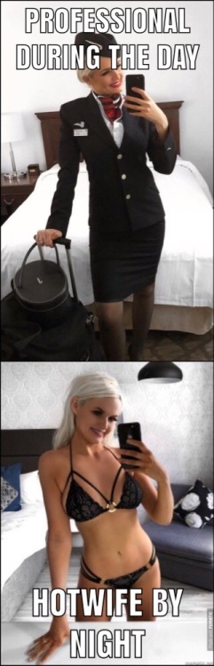 @slutwifeworld Your wife’s job keeps her flying all over the country, always away from home. With a 