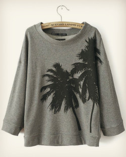 tbdressfashion:  tbdressfashion:  Coco Tree Print T-shirt  ==&gt;big sales