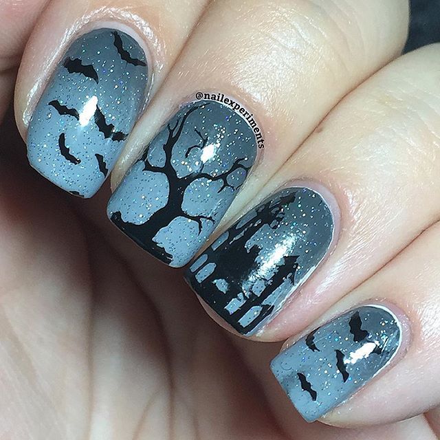 vistelacalle:  #NailArt: Ideas de uñas estilo Halloween http://www.vistelacalle.com/148203/nailart-ideas-de-unas-estilo-halloween/