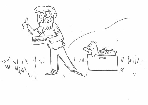 wedrawbears:  Some early development sketches from the first Baby Bears episode, “THE ROAD”.