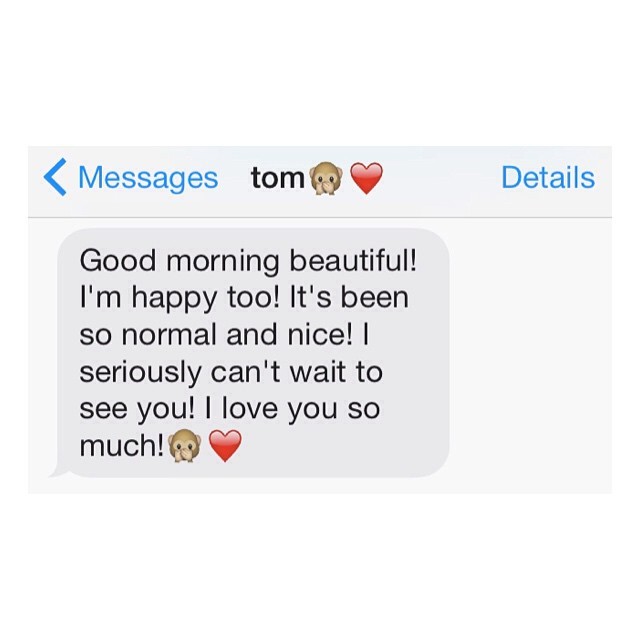 Got this message this morning and it made me smile, just been reading back through