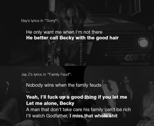 FINALLY THIS LEMONADE/BECKY THING SOLVED. Apology from Jay to Bey 