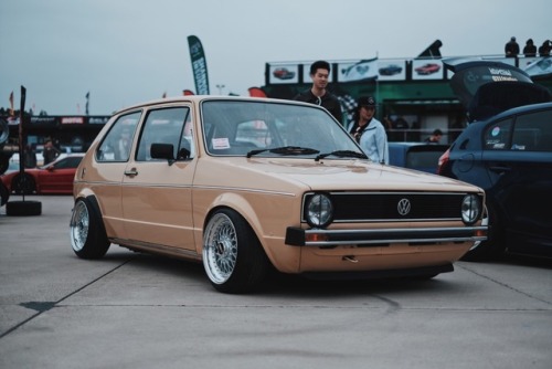 Super clean VW Golf mk1 at WTAC.