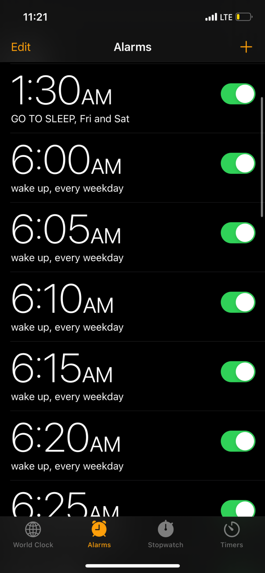 Can You Tell Im Amazing At Waking Up To My Alarms