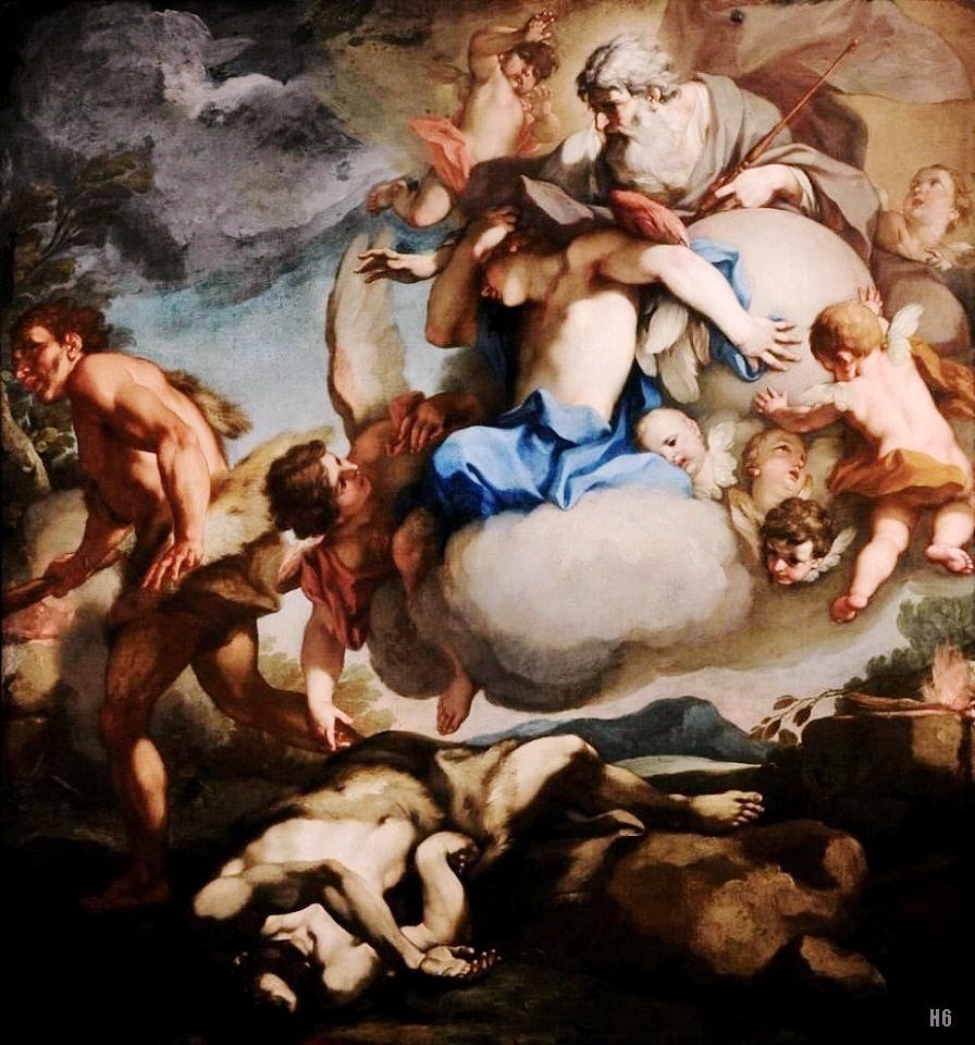 hadrian6:  Cain and Abel. Antonio Balestra. Italian. 1666-1740. oil /canvas. http://hadrian6.tumblr.com