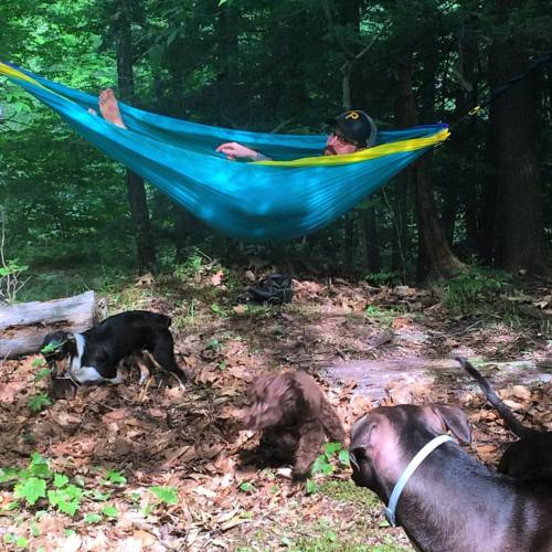 @ebentbyers and the puppy party. #4thofjuly #ashbash #campnowhere