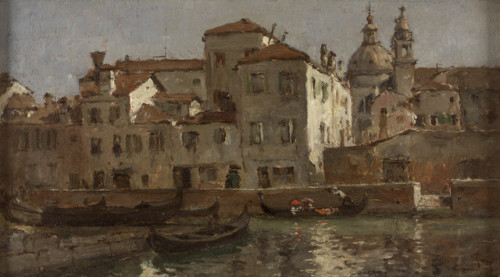 In Venice, by William Merritt Chase, Rhode Island School of Design Museum, Providence.