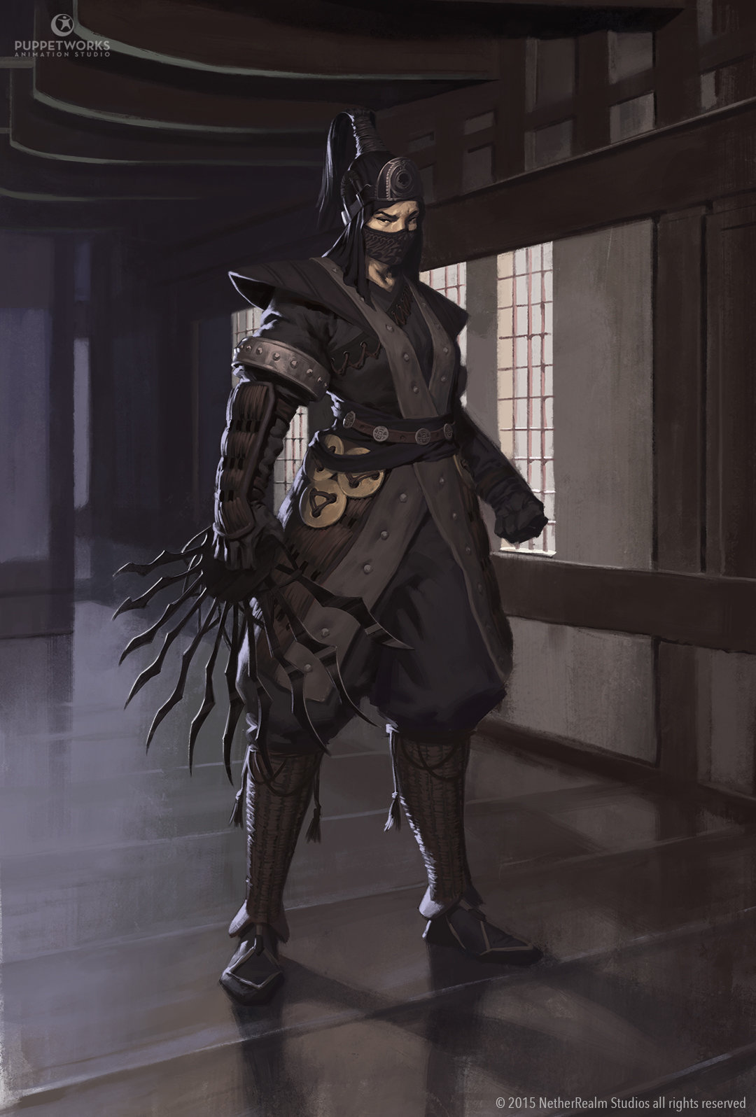 sekigan:  ArtStation - Feudal Kitana, Aron Elekes