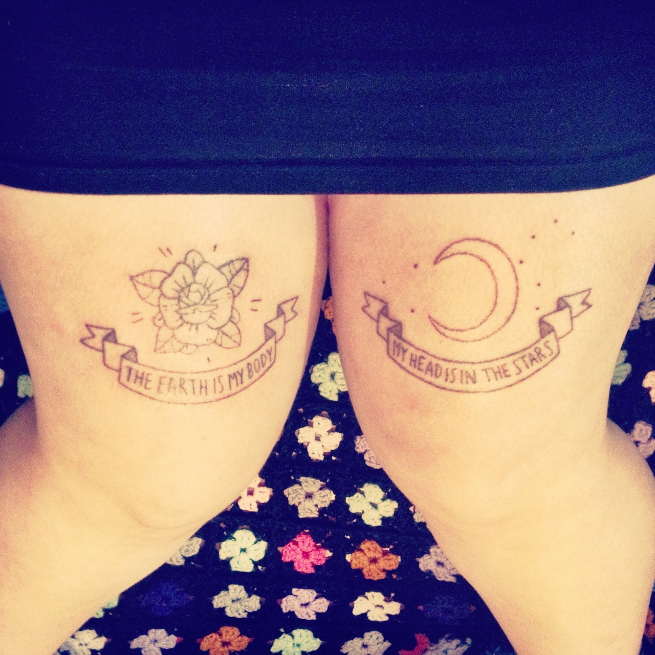 fyeahstick-n-poke:  I tattooed myself today! The quote is from my favourite film,