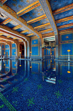 enochliew: Hearst Castle by Julia Morgan The indoor mosaic-tiled pool is inspired by Roman baths. 