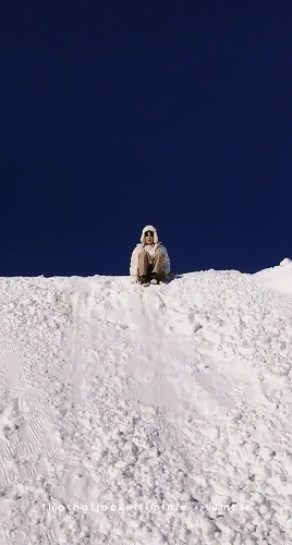 Happy Jiminie In The Snow