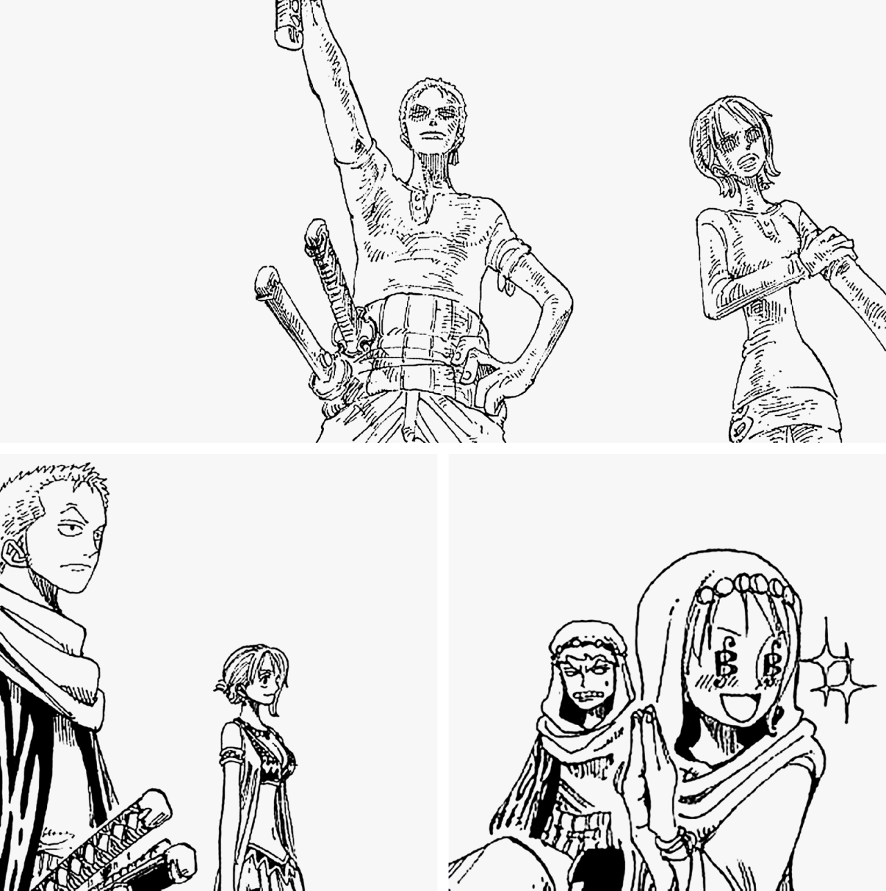 Zoro Understands Luffy Zoro And Nami Throughout The Years Requested By
