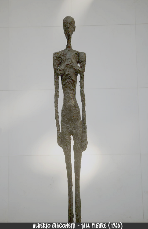 peterschlehmil: peterschlehmil:   Alberto Giacometti - Tall figure (1960) and Man Pointing (1957) Gi