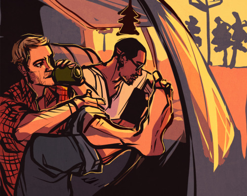 schwarzbrot: Pacific Rim Roadtrip AU first batch!Whew. I have so many lame stories about this don&rs