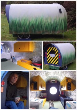 tinyhousedarling:  Micro Airstream Bike Camper