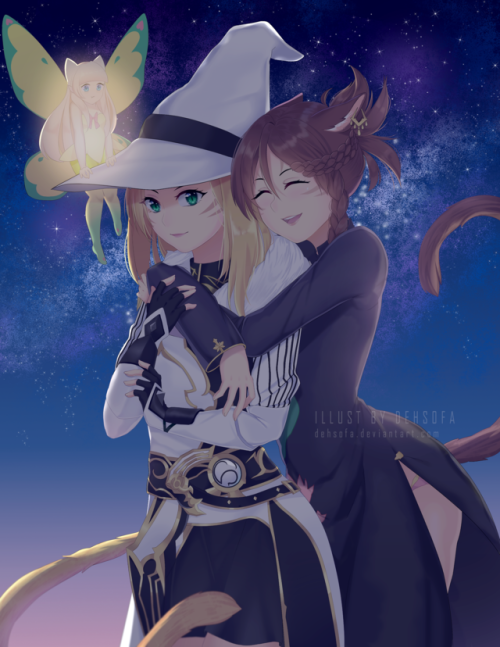 dehsofa: Commission for AsheBranford on Da of their FF14 characters! Art © DehSofaPlease don’t repost, copy, edit, sell or use without my permission. 