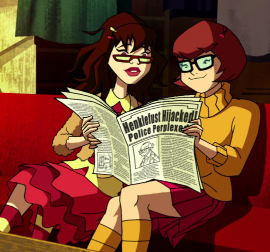 itswalky:  atomic-darth:  itswalky:   philanthropy-lite:  itswalky:  xaldien:  snufkind:   everybody loves to talk about velma and daphne but y’all seem to forget that velma and hot dog water from mystery incorporated were obviously gay   Marcy literally