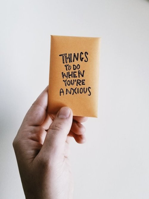 Things to do When You’re Anxious Zine //OnBeingInYourBody