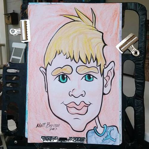 On the porch of Blue Blinds in Plymouth doing caricatures. (They’re closed today.)     #Plymouth #caricatures #caricature #art #drawing #portrait #cartoony #artstix #ink #artistsoninstagram #artistsontumblr  (at Blue Blinds Bakery)