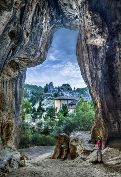 maya47000:  Chapel of St. Bartholomew in the interior of Rio Lobos Canyon Natural Park (Soria, Spain) by Domingo Leiva 