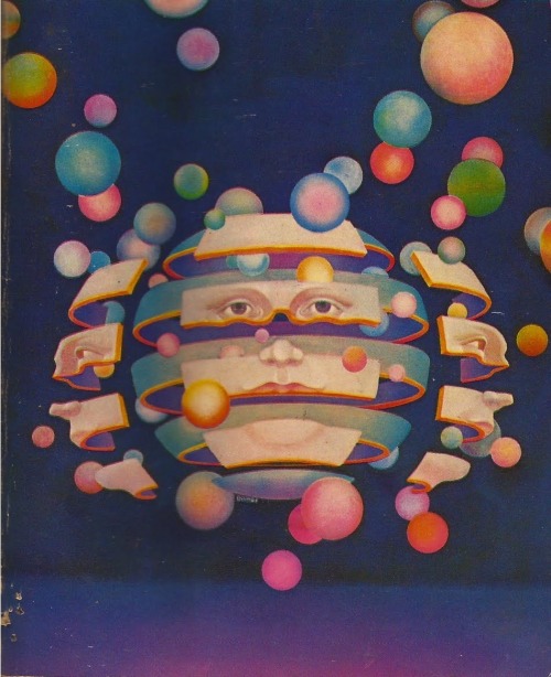 70sscifiart: 1970 cover art to Operating Manual for Spaceship Earth