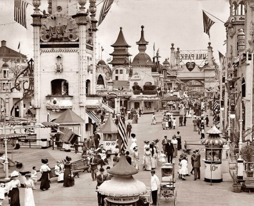 Coney Island, Luna Park, 1905.